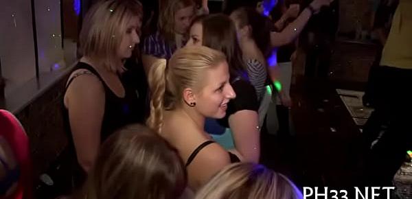  Cheeks in club screwed disrobe dancer